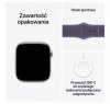 Apple Watch Series 11 GPS koperta 42 mm z aluminium w kolorze srebrnym, pasek sportowy w kolorze mlecznego fioletu - rozmiar M/L